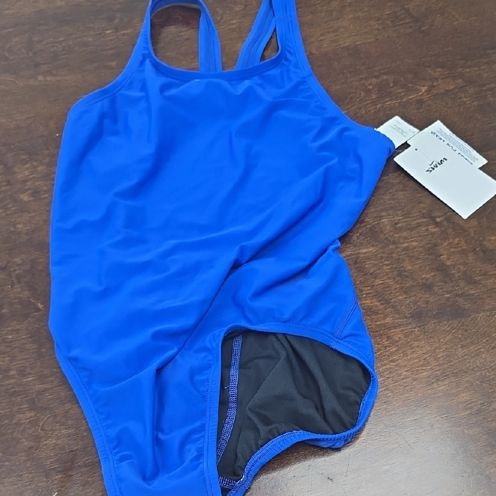 Blue One-Piece Swimsuit